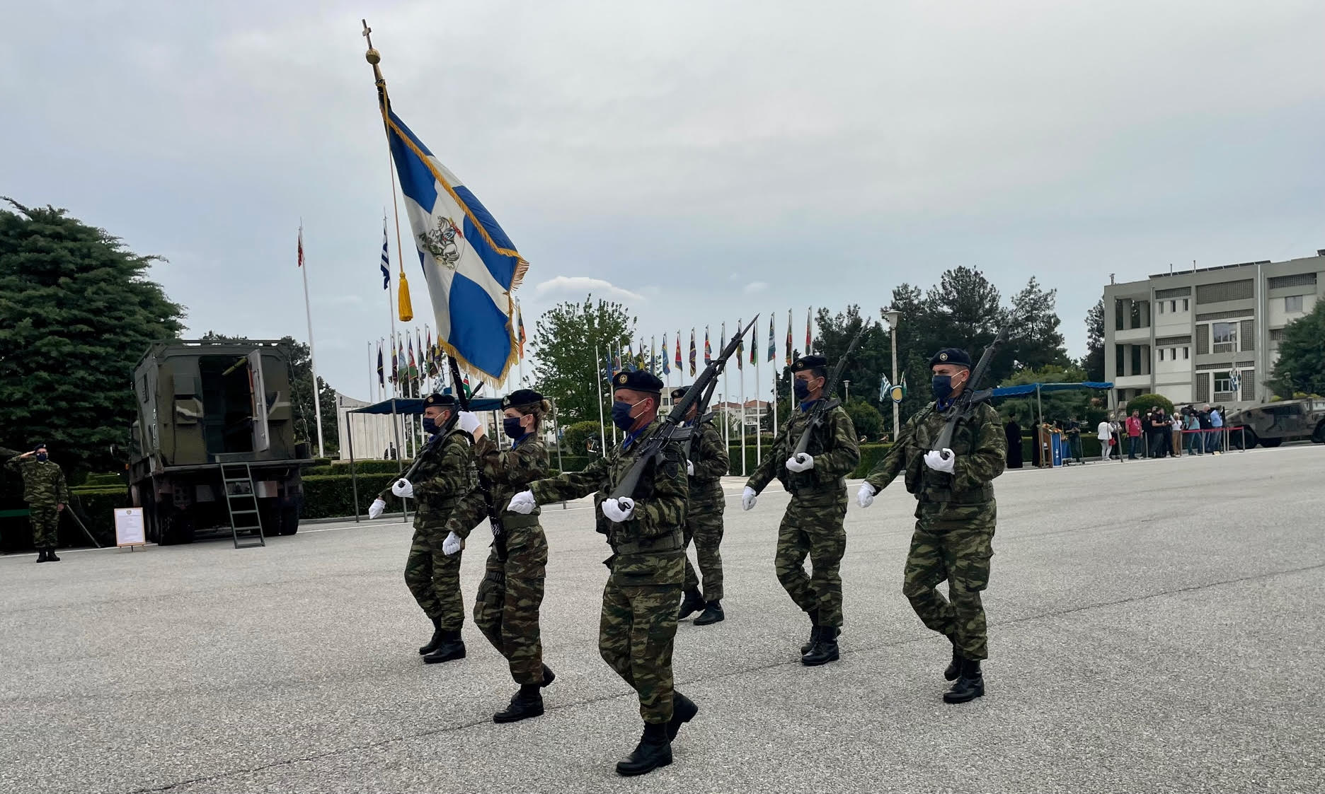 Λάρισα: Με λαμπρότητα ο εορτασμός του Αγίου Γεωργίου στην 1η Στρατιά